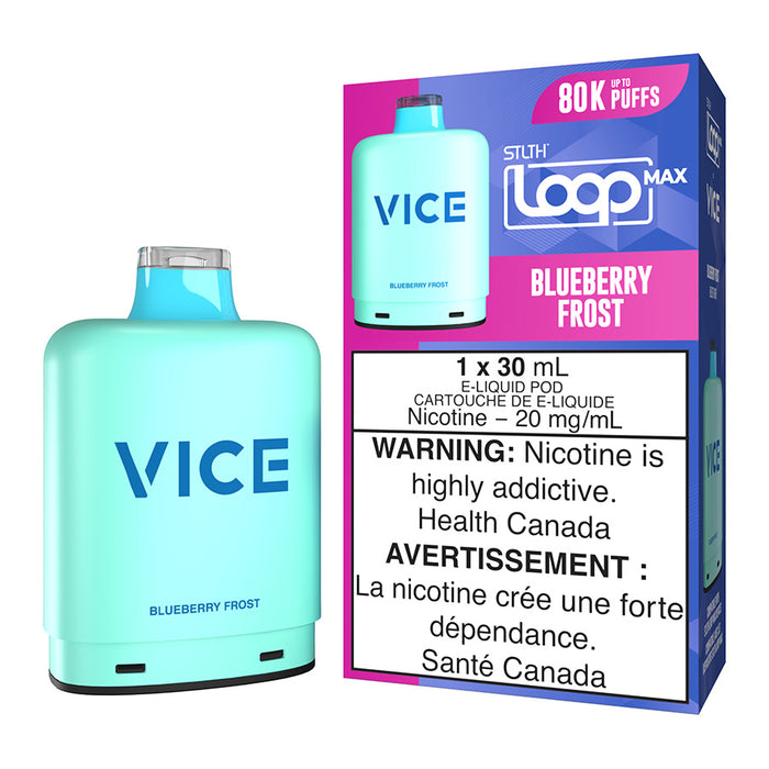 STLTH Loop Max x Vice E-Liquid Pod Pack - Blueberry Frost 30ml