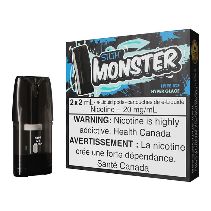 STLTH Monster E-Liquid Pod Pack - Hype Ice