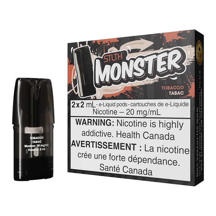 STLTH Monster E-Liquid Pod Pack - Tobacco