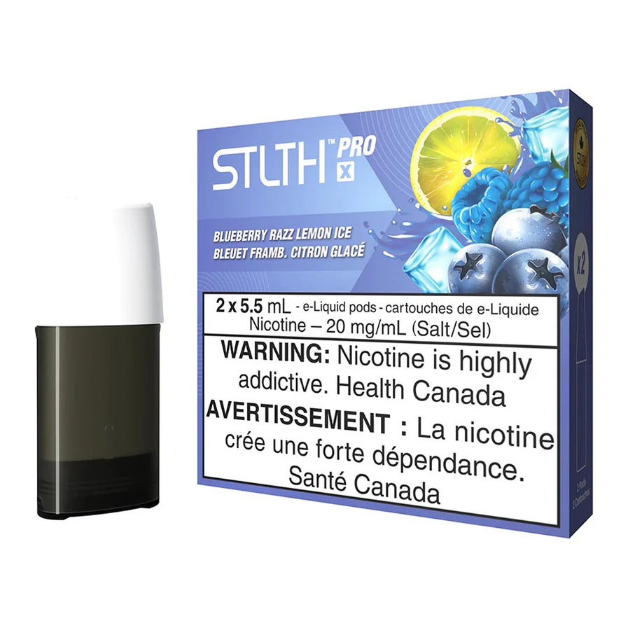 STLTH Pro X Blueberry Razz Lemon Ice pod