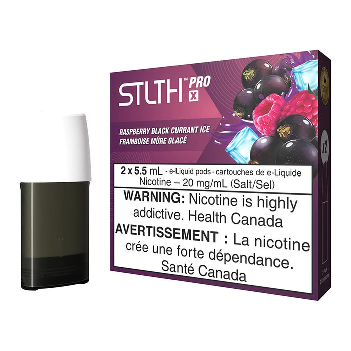 STLTH Pro X Pod Pack - Raspberry Black Currant Ice