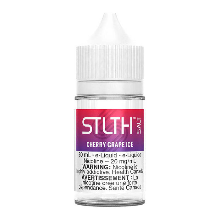 STLTH Salt Nic E-Liquid - Cherry Grape Ice 30ml | Free Shipping $75+ NVB Inc. STLTH Salt Nic E-Liquid - Cherry Grape Ice 30ml | Free Shipping $75+ NVB Inc.