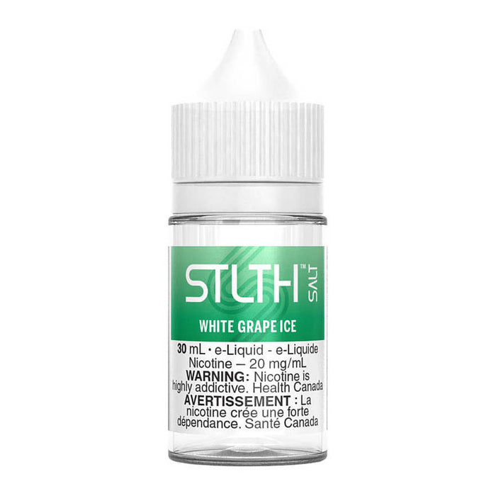 STLTH Salt Nic E-Liquid - White Grape Ice 30ml | Free Shipping $75+ NVB Inc. STLTH Salt Nic E-Liquid - White Grape Ice 30ml | Free Shipping $75+ NVB Inc.