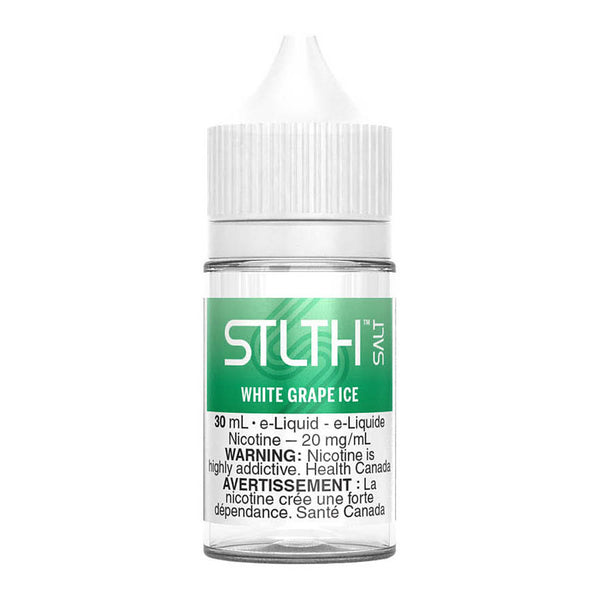 STLTH Salt Nic E-Liquid - White Grape Ice 30ml | Free Shipping $75+ NVB Inc. STLTH Salt Nic E-Liquid - White Grape Ice 30ml | Free Shipping $75+ NVB Inc.