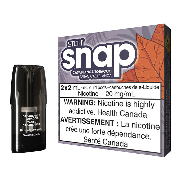 STLTH SNAP E-Liquid Pod Pack - Casablanca Tobacco