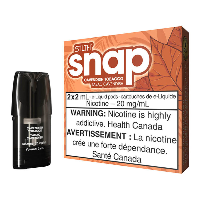STLTH SNAP E-Liquid Pod Pack - Cavendish Tobacco