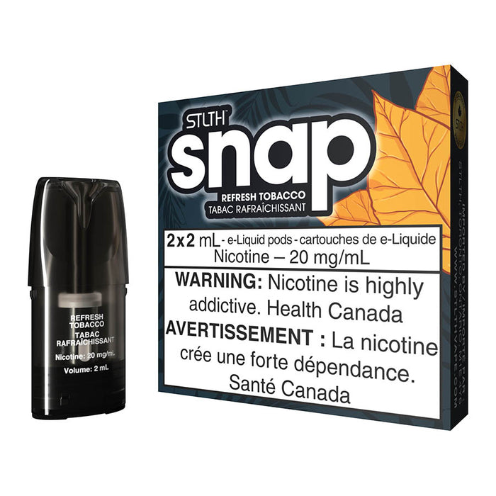 STLTH SNAP E-Liquid Pod Pack - Refresh Tobacco