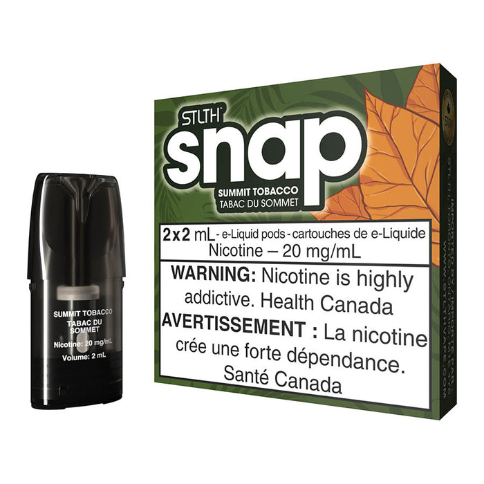 STLTH SNAP E-Liquid Pod Pack - Summit Tobacco