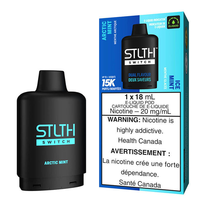 STLTH Switch E-Liquid Pod Pack - Arctic Mint And Ice Mint