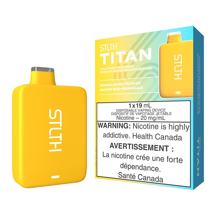 STLTH Titan Disposable Vape Device - Banana Berry Melon Ice