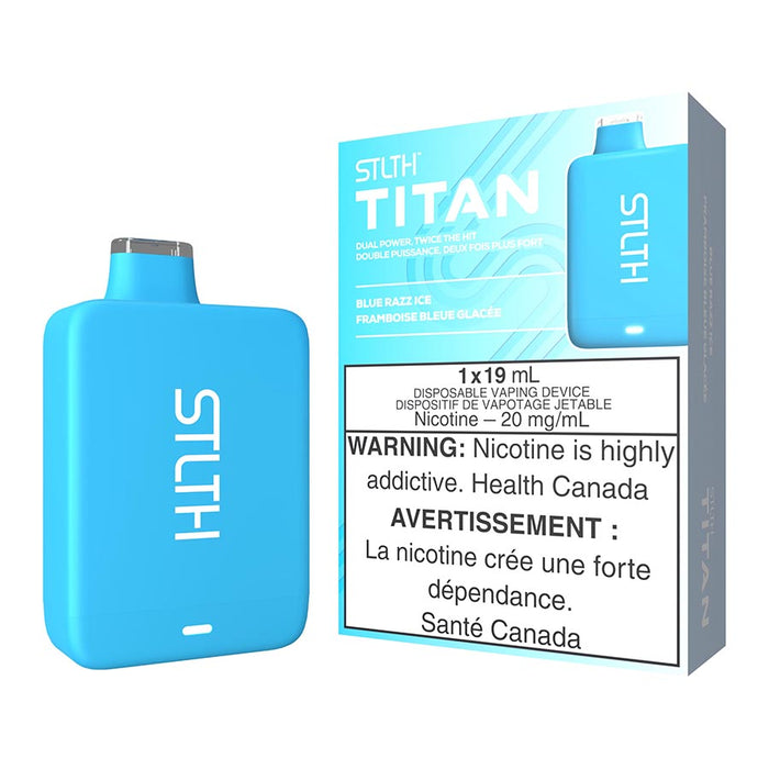 STLTH Titan Disposable Vape Device - Blue Razz Ice