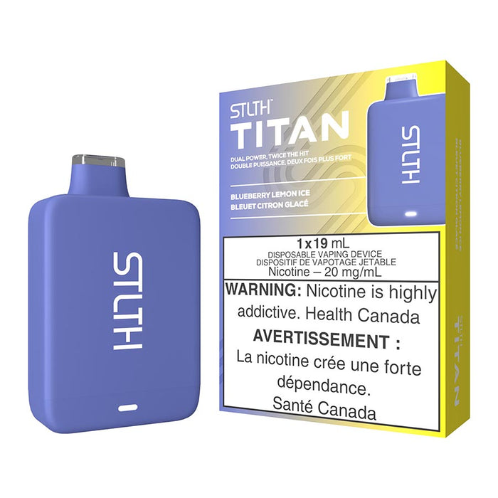 STLTH Titan Disposable Vape Device - Blueberry Lemon Ice