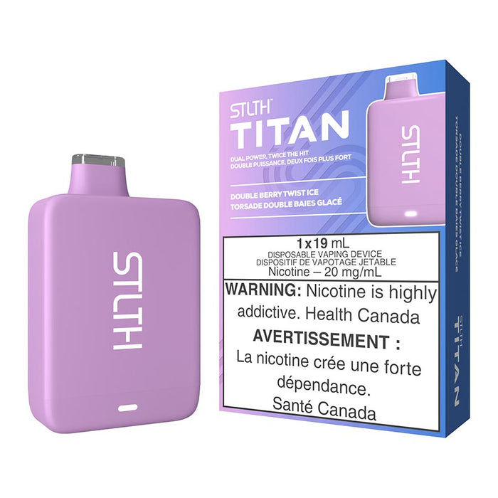 STLTH Titan Disposable Vape Device - Double Berry Twist Ice