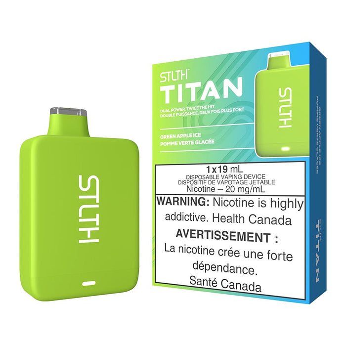 STLTH Titan Disposable Vape Device - Green Apple Ice