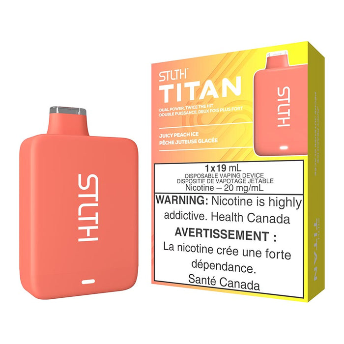 STLTH Titan Disposable Vape Device - Juicy Peach Ice