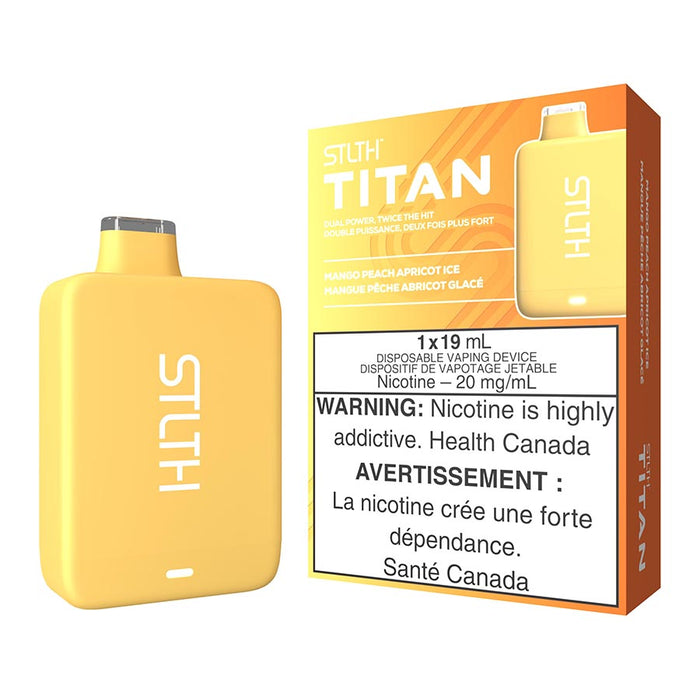 STLTH Titan Disposable Vape Device - Mango Peach Apricot Ice