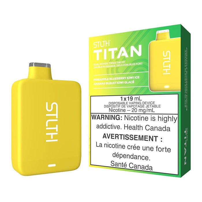 STLTH Titan Disposable Vape Device - Pineapple Blueberry Kiwi Ice