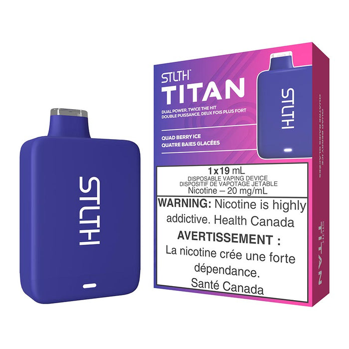 STLTH Titan Disposable Vape Device - Quad Berry Ice