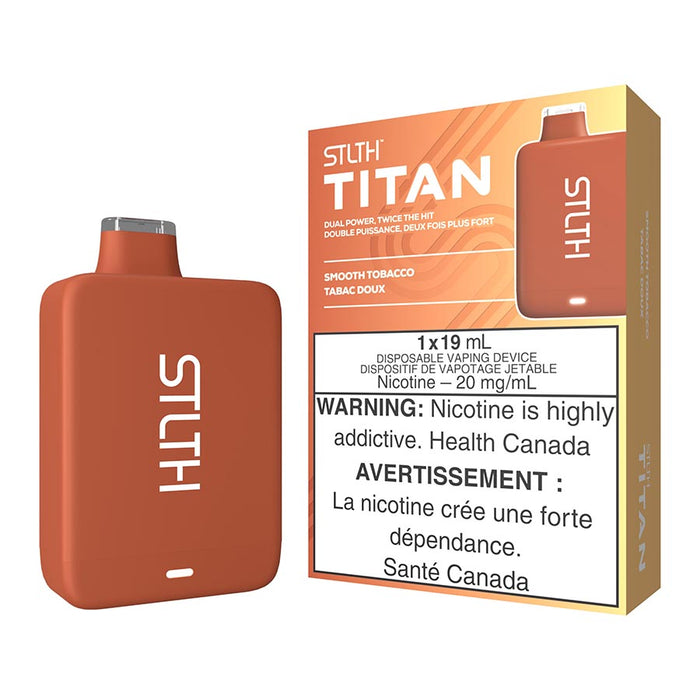 STLTH Titan Disposable Vape Device - Smooth Tobacco