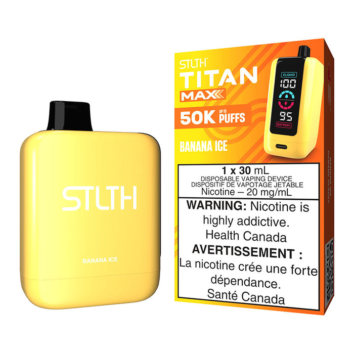 STLTH Titan Max Disposable Vape Device - Banana Ice