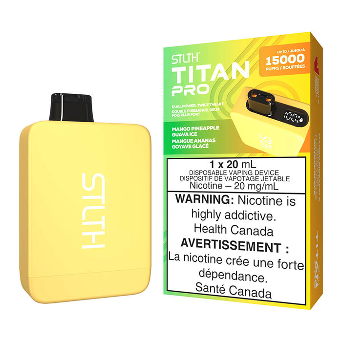 STLTH Titan Pro Disposable Vape Device - Mango Pineapple Guava Ice
