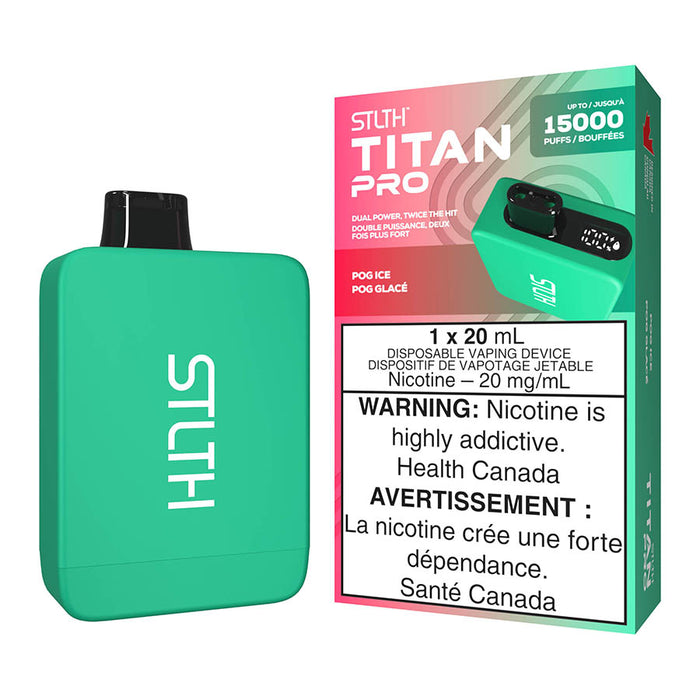 STLTH Titan Pro Disposable Vape Device - POG Ice
