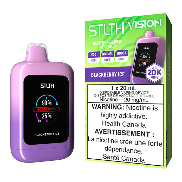 STLTH Vision Disposable Vape Device - Blackberry Ice