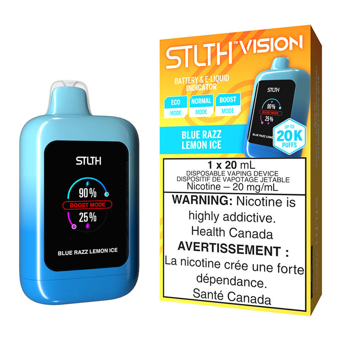 STLTH Vision Disposable Vape Device - Blue Razz Lemon Ice