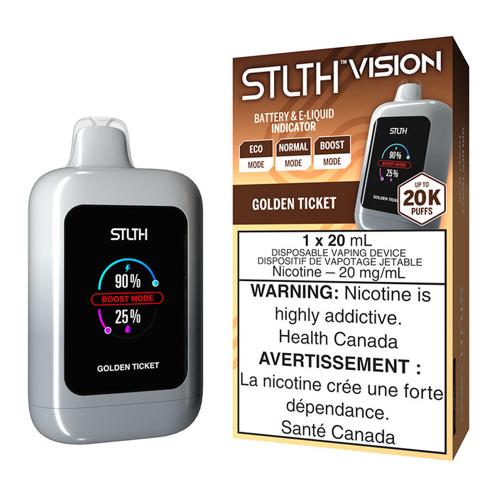 STLTH Vision Disposable Vape Device - Golden Ticket