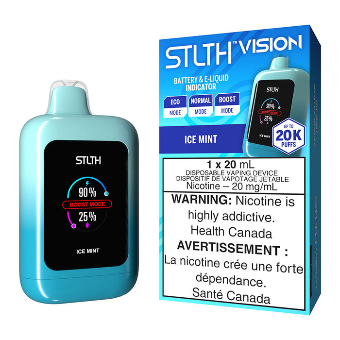 STLTH Vision Disposable Vape Device - Ice Mint