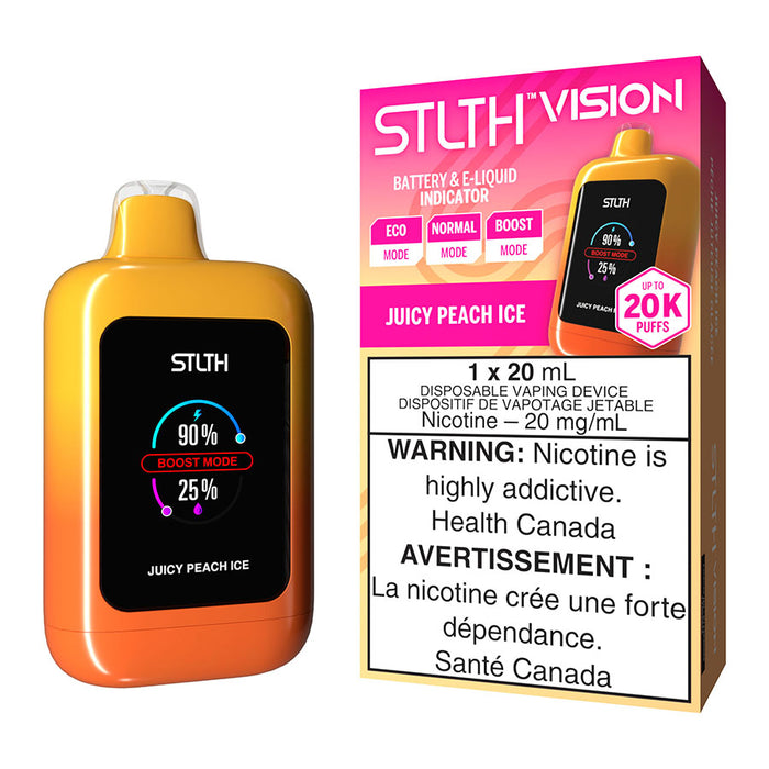 STLTH Vision Disposable Vape Device - Juicy Peach Ice