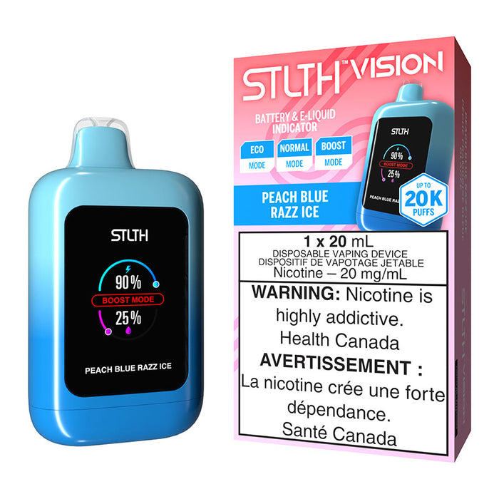 STLTH Vision Disposable Vape Device - Peach Blue Razz Ice