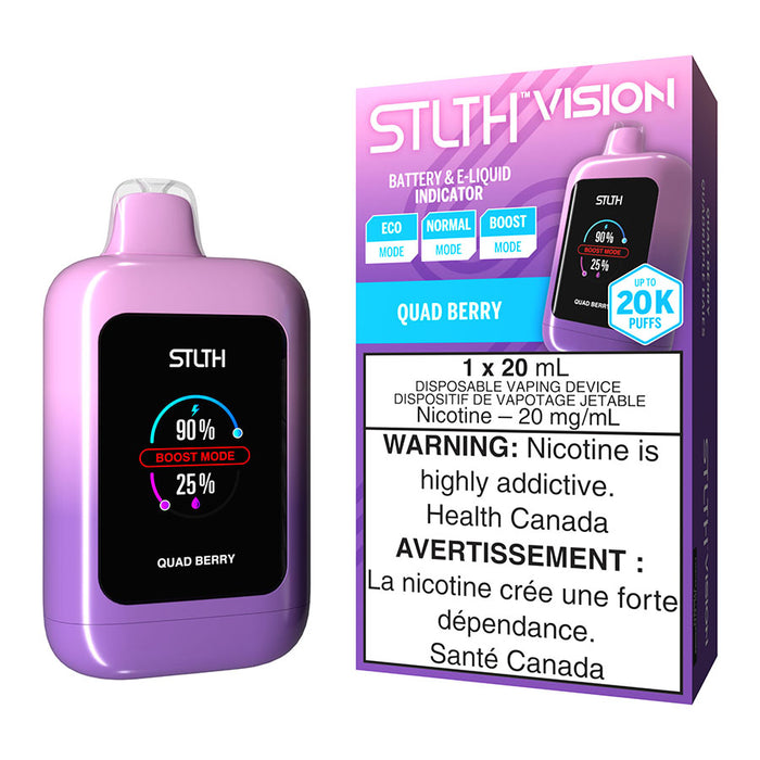 STLTH Vision Disposable Vape Device - Quad Berry