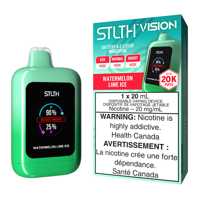 STLTH Vision Disposable Vape Device - Watermelon Lime Ice