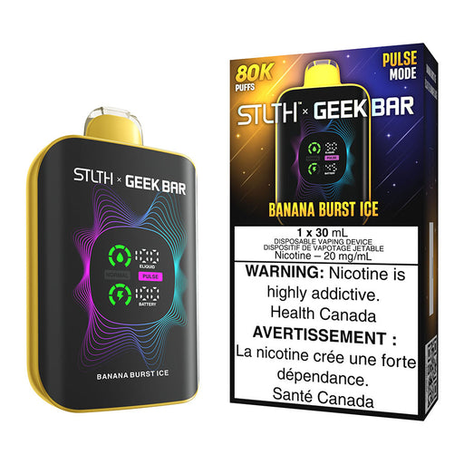 STLTH X Geek Bar Disposable Vape Device - Banana Burst Ice