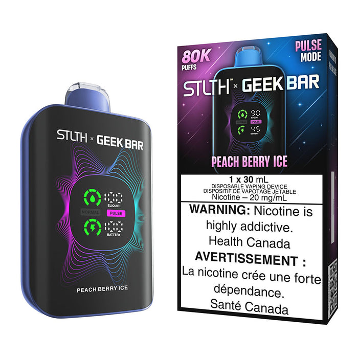 STLTH X Geek Bar Disposable Vape Device - Peach Berry Ice