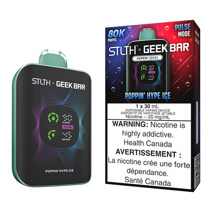 STLTH X Geek Bar Disposable Vape Device - Poppin' Hype Ice 30ml