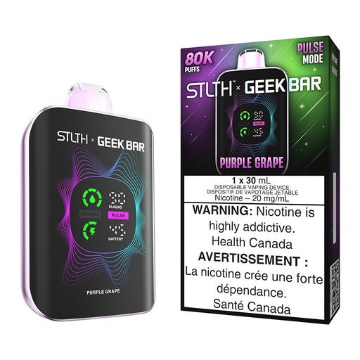 STLTH X Geek Bar Disposable Vape Device - Purple Grape 30ml
