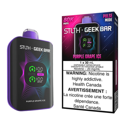 STLTH X Geek Bar Disposable Vape Device - Purple Grape Ice