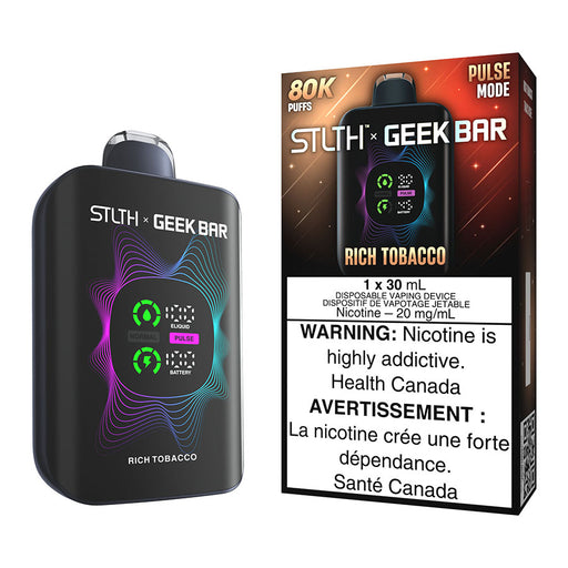 STLTH X Geek Bar Disposable Vape Device - Rich Tobacco