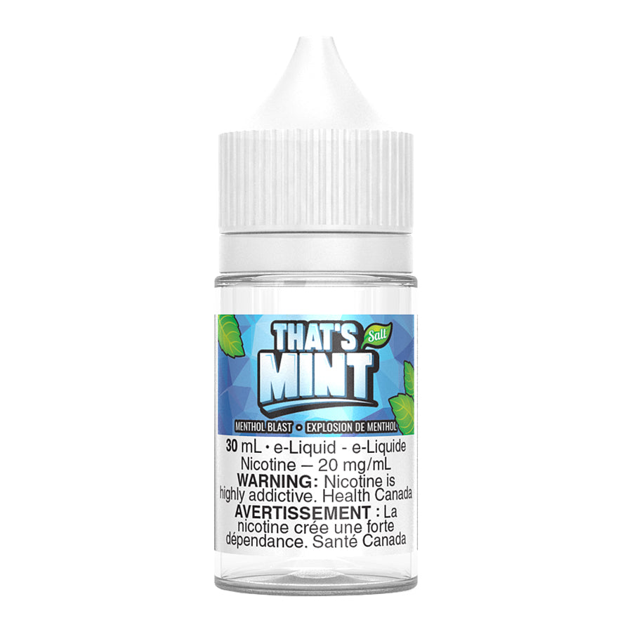 That's Mint Salt-Nic E-Liquid - Menthol | Free Shipping $75+ NVB Inc. That's Mint Salt-Nic E-Liquid - Menthol | Free Shipping $75+ NVB Inc.