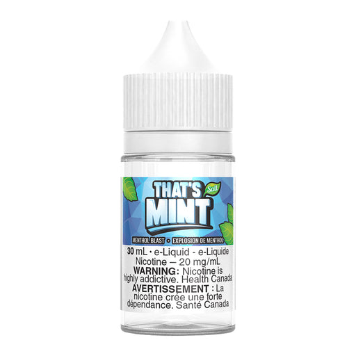 That's Mint Salt-Nic E-Liquid - Menthol | Free Shipping $75+ NVB Inc. That's Mint Salt-Nic E-Liquid - Menthol | Free Shipping $75+ NVB Inc.