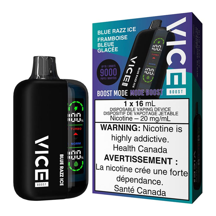 Vice Boost Disposable Vape Device - Blue Razz Ice