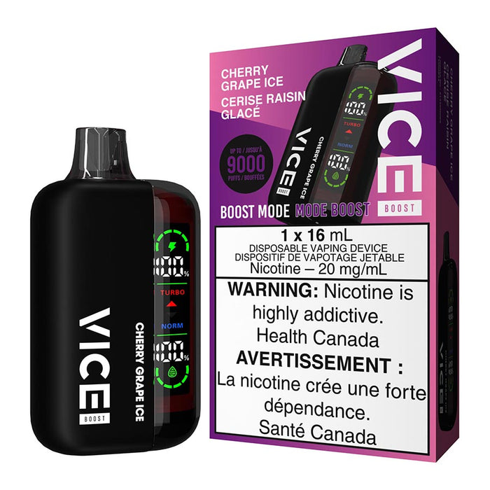 Vice Boost Disposable Vape Device - Cherry Grape Ice