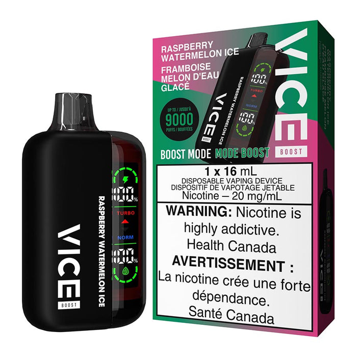 Vice Boost Disposable Vape Device - Raspberry Watermelon Ice