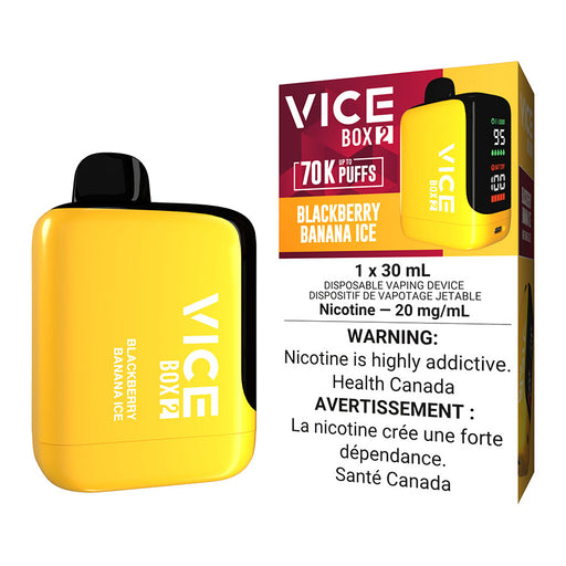 Vice Box 2 Disposable Vape Device - Blackberry Banana Ice
