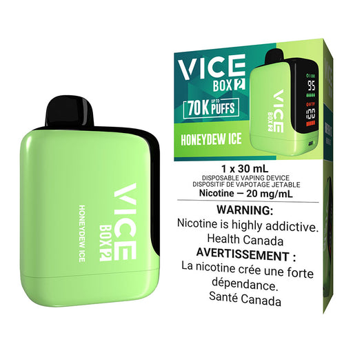 Vice Box 2 Disposable Vape Device - Honeydew Ice 30ml | Free Shipping $75+ NVB Inc. Vice Box 2 Disposable Vape Device - Honeydew Ice 30ml | Free Shipping $75+ NVB Inc.