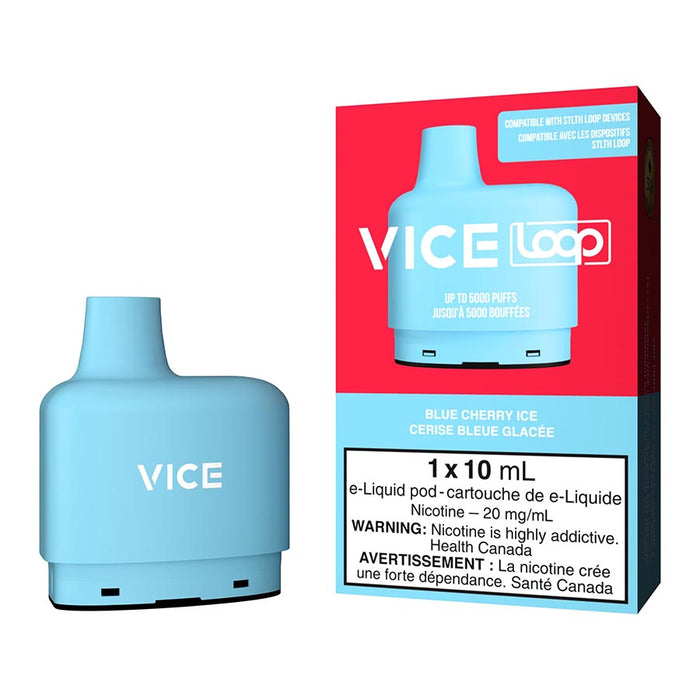 Vice Loop Disposable Vape Pod Pack - Blue Cherry Ice