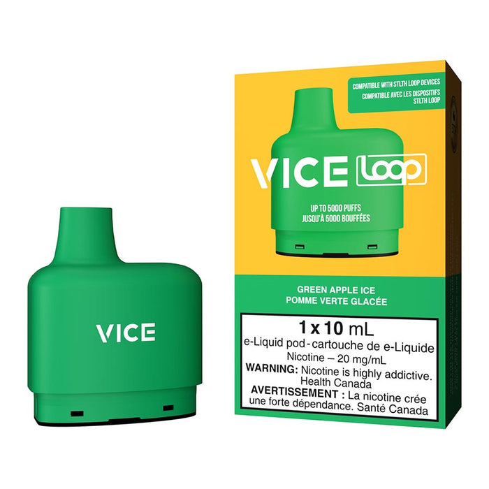Vice Loop Disposable Vape Pod Pack - Green Apple Ice