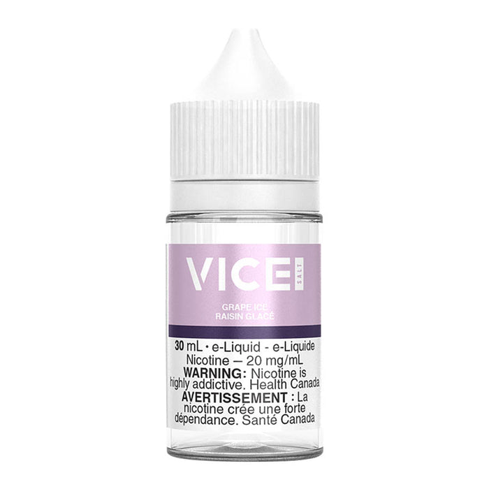 Vice Salt Nic E-Liquid - Grape Ice 30ml | Free Shipping $75+ NVB Inc. Vice Salt Nic E-Liquid - Grape Ice 30ml | Free Shipping $75+ NVB Inc.